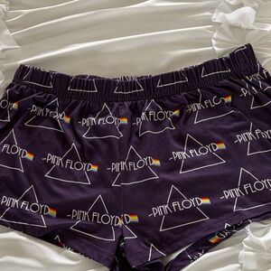 Pink Floyd Purple Logo Prism Lounge Shorts